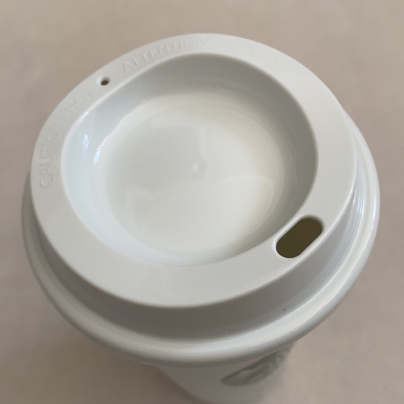 {NWOT} Starbucks | Reusable Coffee Mug Water Cup Plastic White/Green 16oz Grande - Picture 7 of 15